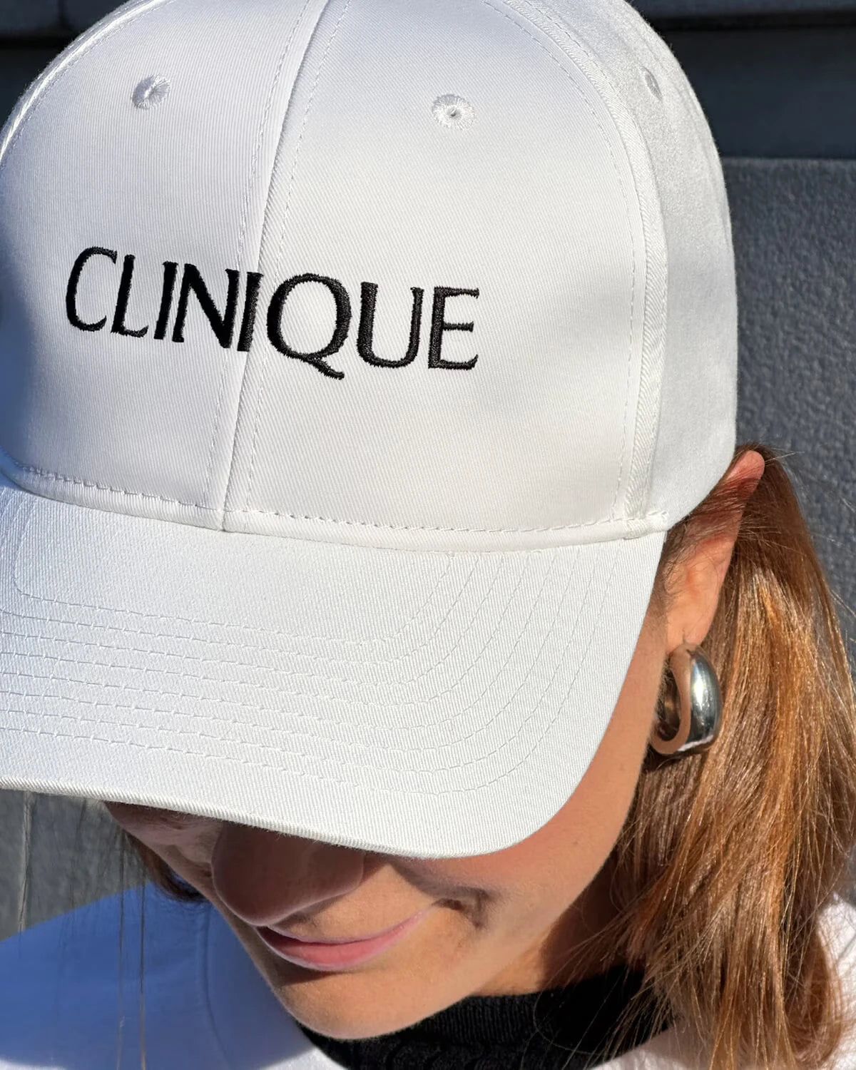 Limited Edition Clinique Baseball Cap in White - US 4306