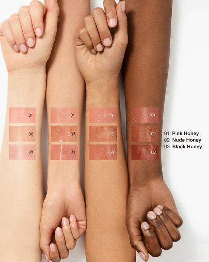 Clinique Pop™ Lip + Cheek Oil in Black Honey, Pink Honey and Nude Honey - US 4722