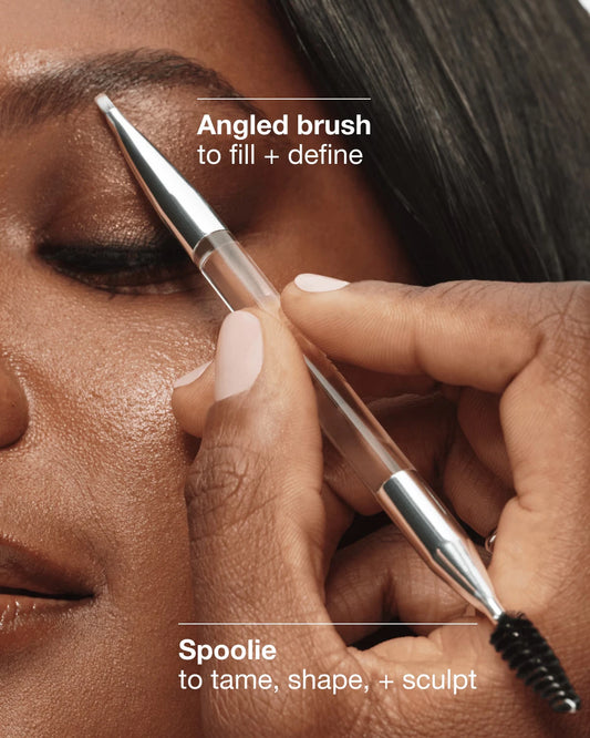 Dual-Ended Eyebrow Brush - US 2914