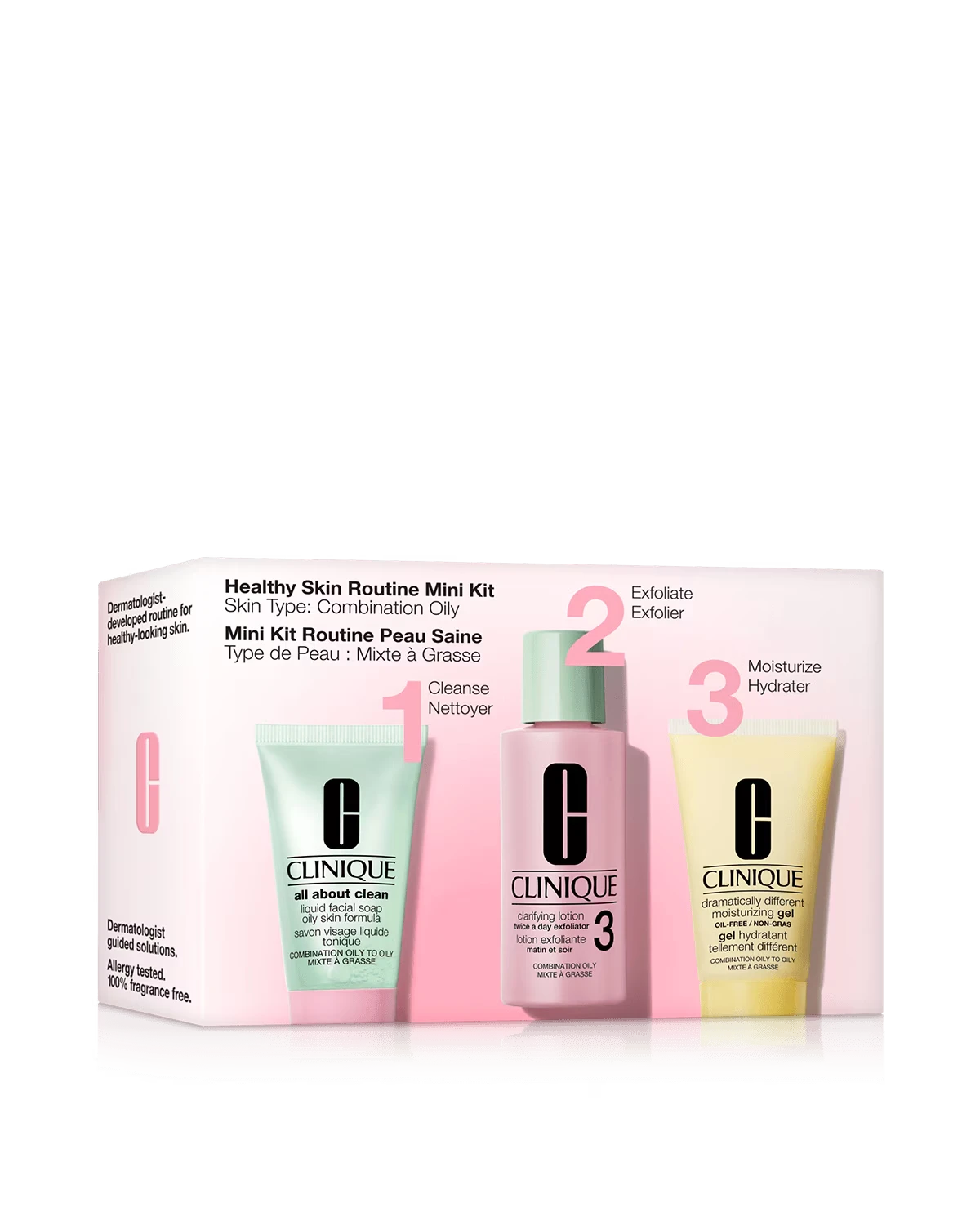 Healthy Skin Routine: Mini 3-Step Kit For Combination Oily Skin - US 8994