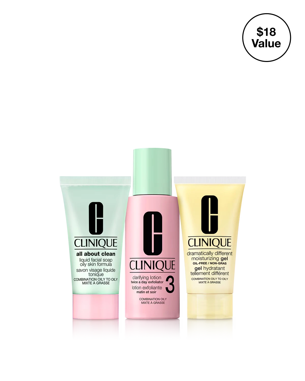 Healthy Skin Routine: Mini 3-Step Kit For Combination Oily Skin - US 8994